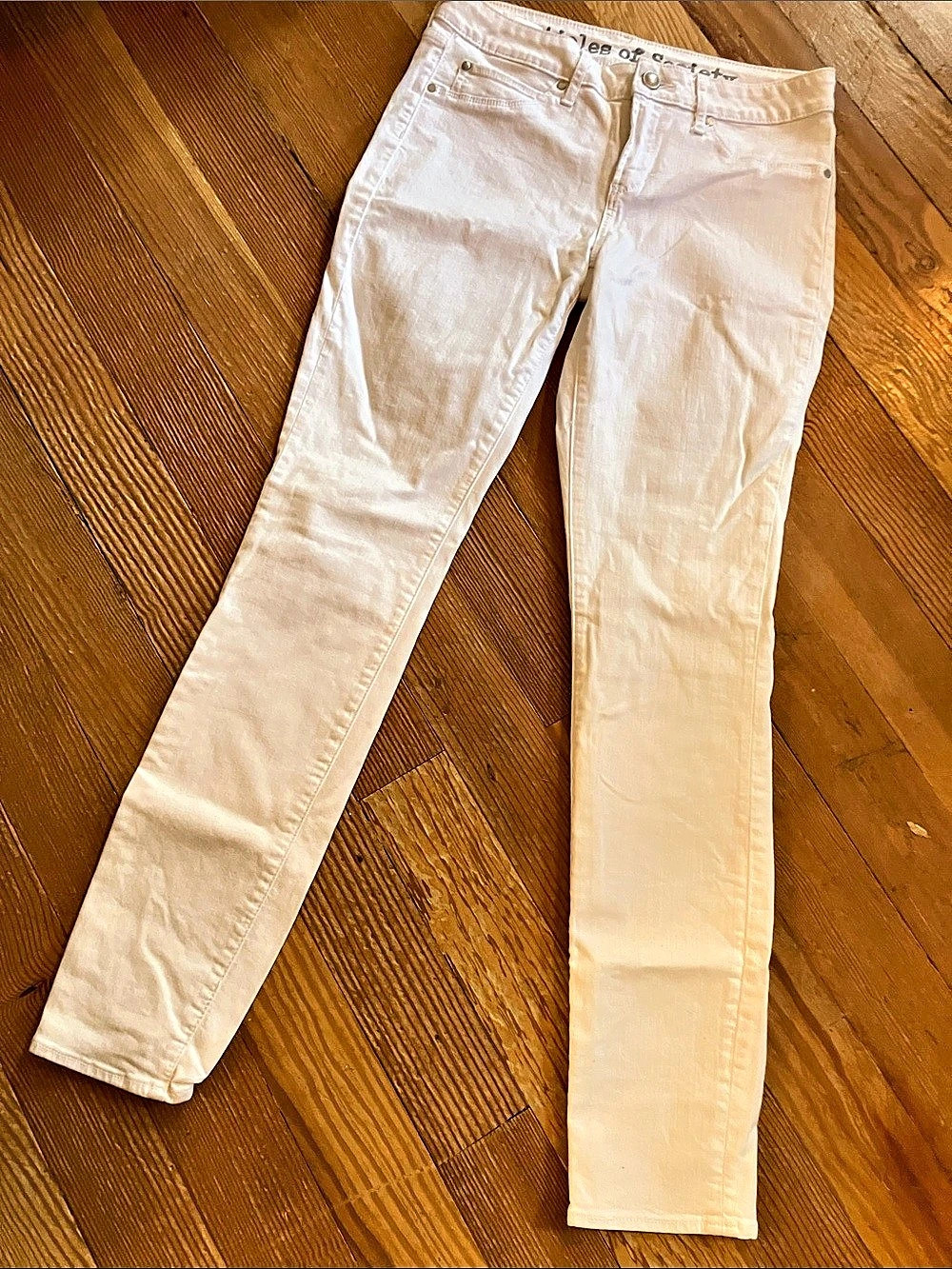 Articles of Society Sarah Skinny Jeans White Waist 29 inseam 31